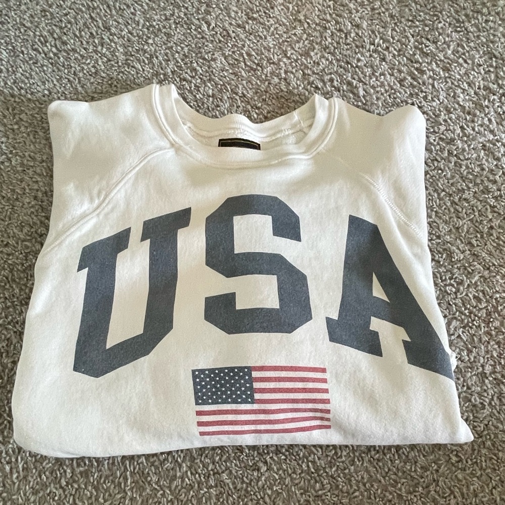 USA cropped sweatshirt XS